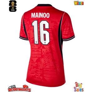 England Kobbie Mainoo #16 Replica Away Stadium Shirt for Women World Cup 2026 Short Sleeve